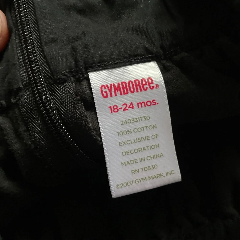 Gymboree black velvet